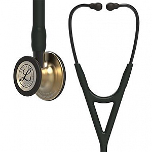 Стетоскоп 3M™ Littmann® Cardiology IV™, черная трубка, акустическая головка цвета латунь, 69 см