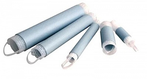 Трубка из силикона для 1-жил. кабеля с резин. и пластик. изоляцией на 1 кВ, D:14-24,13мм, L:175мм