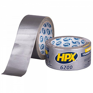 Лента армированная односторонняя HPX6200 48мм х 10м
серебристая