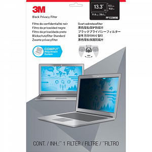 Экран защиты информации для ноутбука, 13.3", широкоформ.,черная, 16:9, PF133W9B