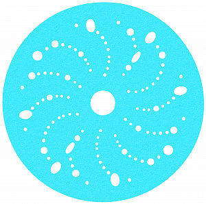 Круг абразивный, синий, с мультипылеотводом, 320, 150 мм 325U №51379